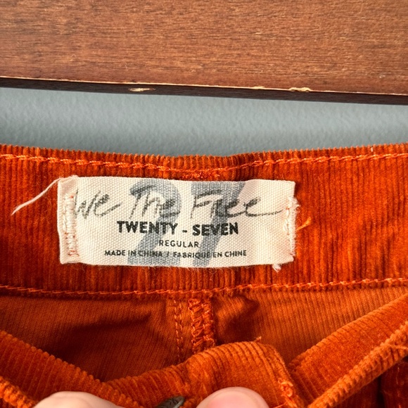 Free People We The Free corduroy skinny pants rust - Picture 9 of 10